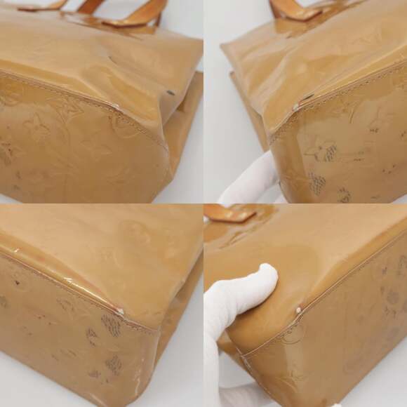 LOUIS VUITTON Monogram Vernis Reade PM Hand Bag Noisette M91334 - Picture 10 of 12